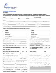 Employment Application